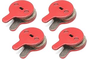 Bike Disc Brake Pads, Bicycle Resin Oil Brakes Pad Semi Metal Smooth Braking Low Noise Replacement Bicycle Pads Kit Cycling M