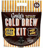 Grady's Cold Brew Iced Coffee Bean Bags (1 pack of 12 bags) 1.5 Lbs (24 Oz)