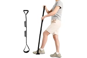 36 Inch Long Leg Lifter Strap, Leg Straps with 3 Soft Hand Grips & Soft Foot Pad, Leg Lifter After Hip Replacement, Leg Lifte