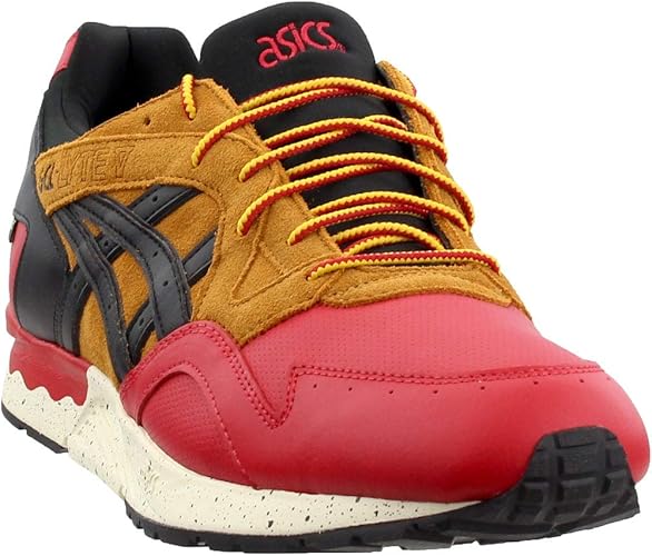 asics mens leather shoes