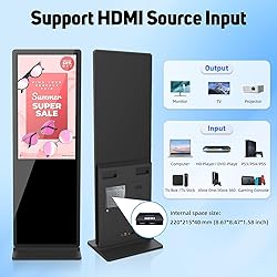 JIYANG 65 Inch Digital Signage Display,Indoor Floor