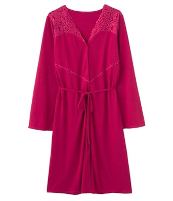 Amazon ピーチ ジョン ガウン 2wayハートレーシィ ローブ