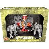 Catalyst Game Labs BattleTech: House Davion Heavy Battle Lance | Unpainted Miniatures, Intended For Ages 15+