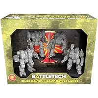 Catalyst Game Labs BattleTech | Miniatures | House Davion Heavy Battle Lance | Expansion | Miniature Game Ages 14+