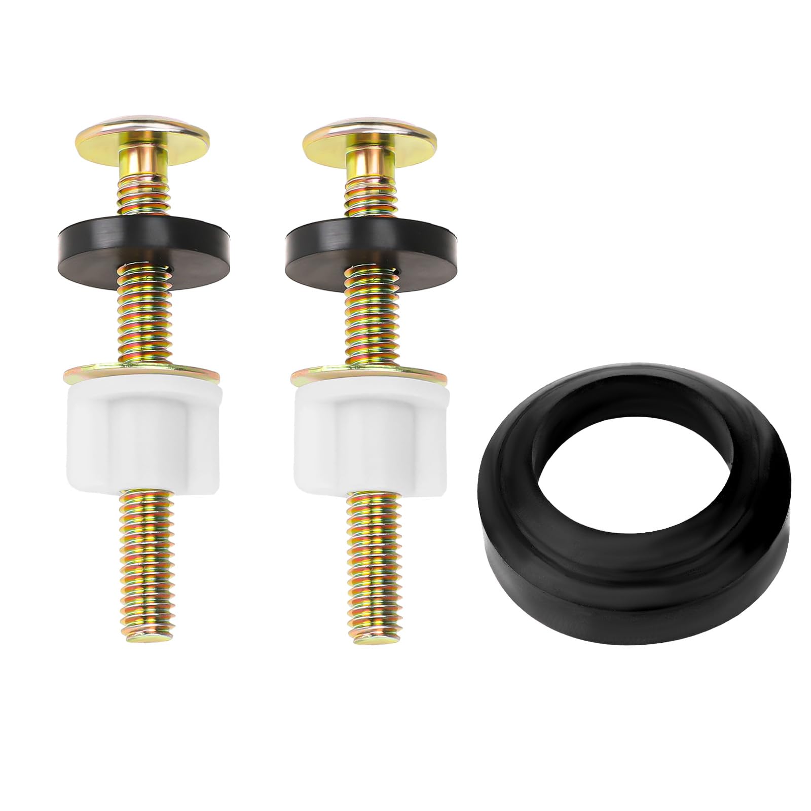 Photo 1 of 2 Inch Toilet Tank to Bowl Bolt & Gasket Hardware Kit for 2-Piece Toilet Seal American Standard Toilet Parts Toilet Repair Kit Inside Toilet Tank Replacement Kit