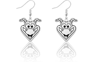 FAADBUK Dragon Fan Earring Set - Purple Dragon Earring Gift For Her