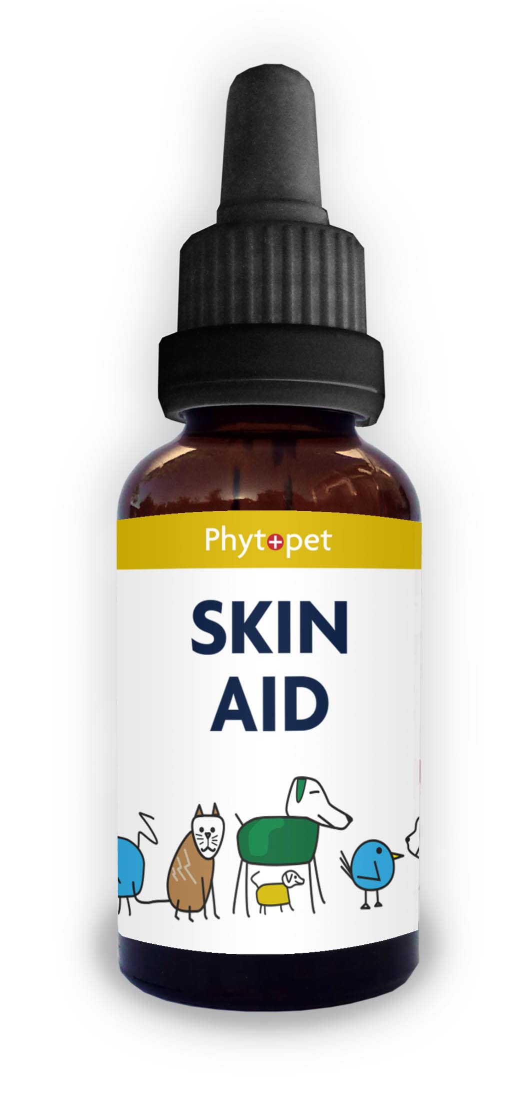Phytopet Skin Aid | 30ml | Vetanary supplement| Internal Support For Trouble Free Skin For Dogs, Cats, Horses, Pets | Ezema, Dry And Flakey skin |