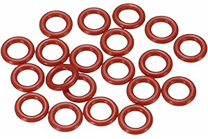 HARFINGTON 20pcs Silicone O-Ring 9mm OD 5mm ID 2mm Width Metric Sealing Gasket Plumbing VMQ Seal O-Ring Washer for Pressure W