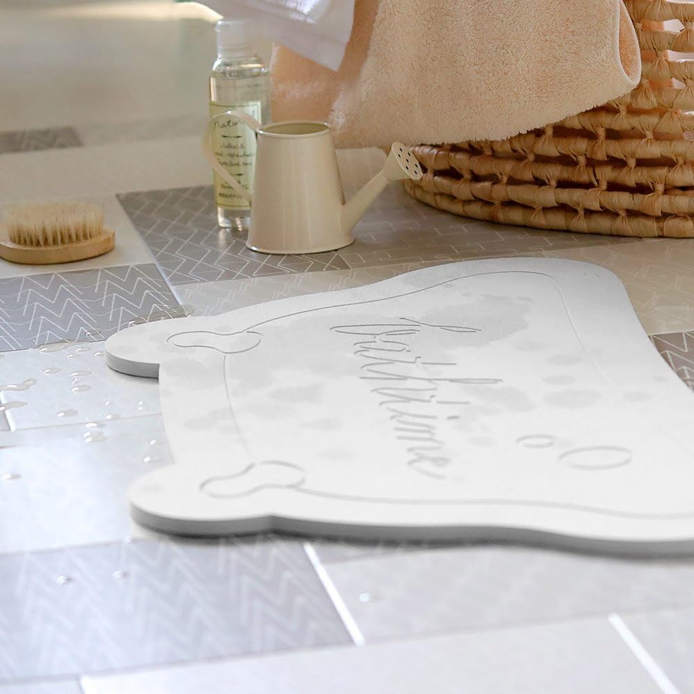 珪藻土バスマット おしゃれ バスタブ デザイン 珪藻土マット バスマット 抗菌 足ふきマット 速乾 R006 ロイヤル通販 Royal Sale 浴室足ふきマット Amazon