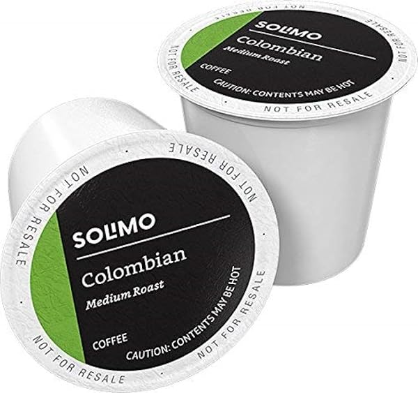 AMAZON BRAND – SOLIMO MEDIUM ROAST COFFEE PODS,...