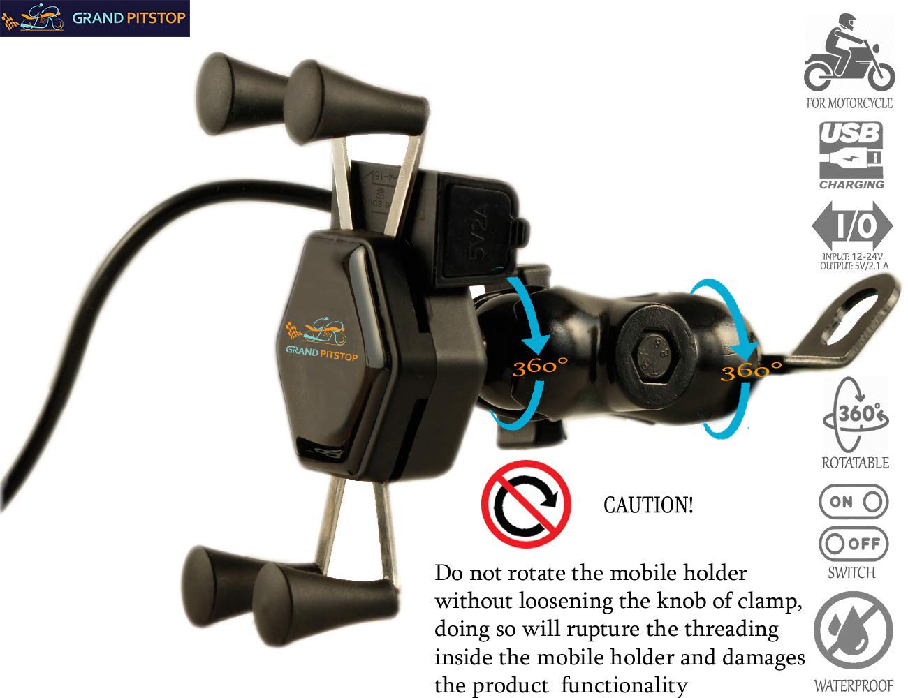 grand pitstop mobile holder