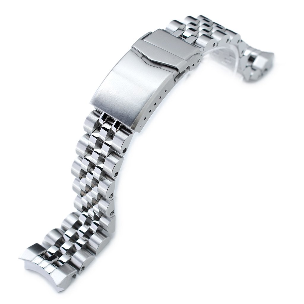 MiLTAT 20mm Watch Strap for Seiko SBDC001 SBDC003 SBDC031, Angus-J Solid Screw Links, Strap, Classic