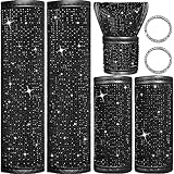 Frienda 7 Piece Car Accessories Bling Seat Belt