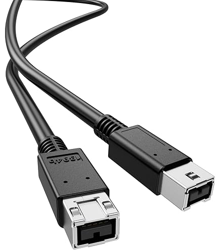 Amazon.com: PASOW FireWire Cable 9 Pin to 4 Pin IEEE 1394 Firewire