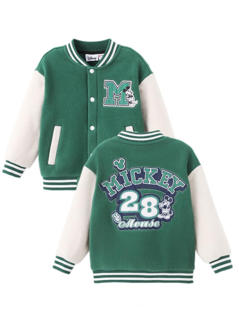 Disney Mickey Mouse Boys Fleece Varsity Bomber