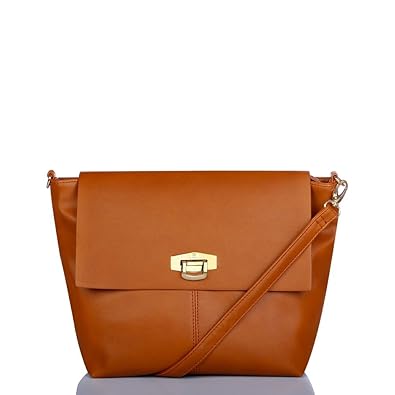 Caprese Bonnie Womens Satchel (Tan)