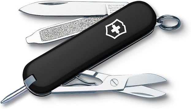 Amazon Com Victorinox Swiss Army Signature Pocket Knife Black 58mm Sports Outdoors