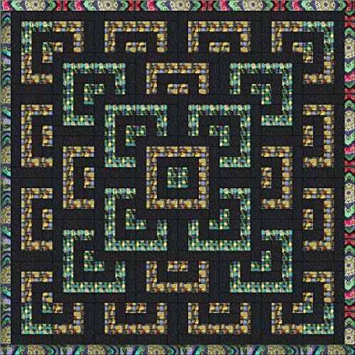 Quilt Kit Tied in Ribons, Precut Fabric Ready to Sew, Designer Fabric By Katia Hoffman