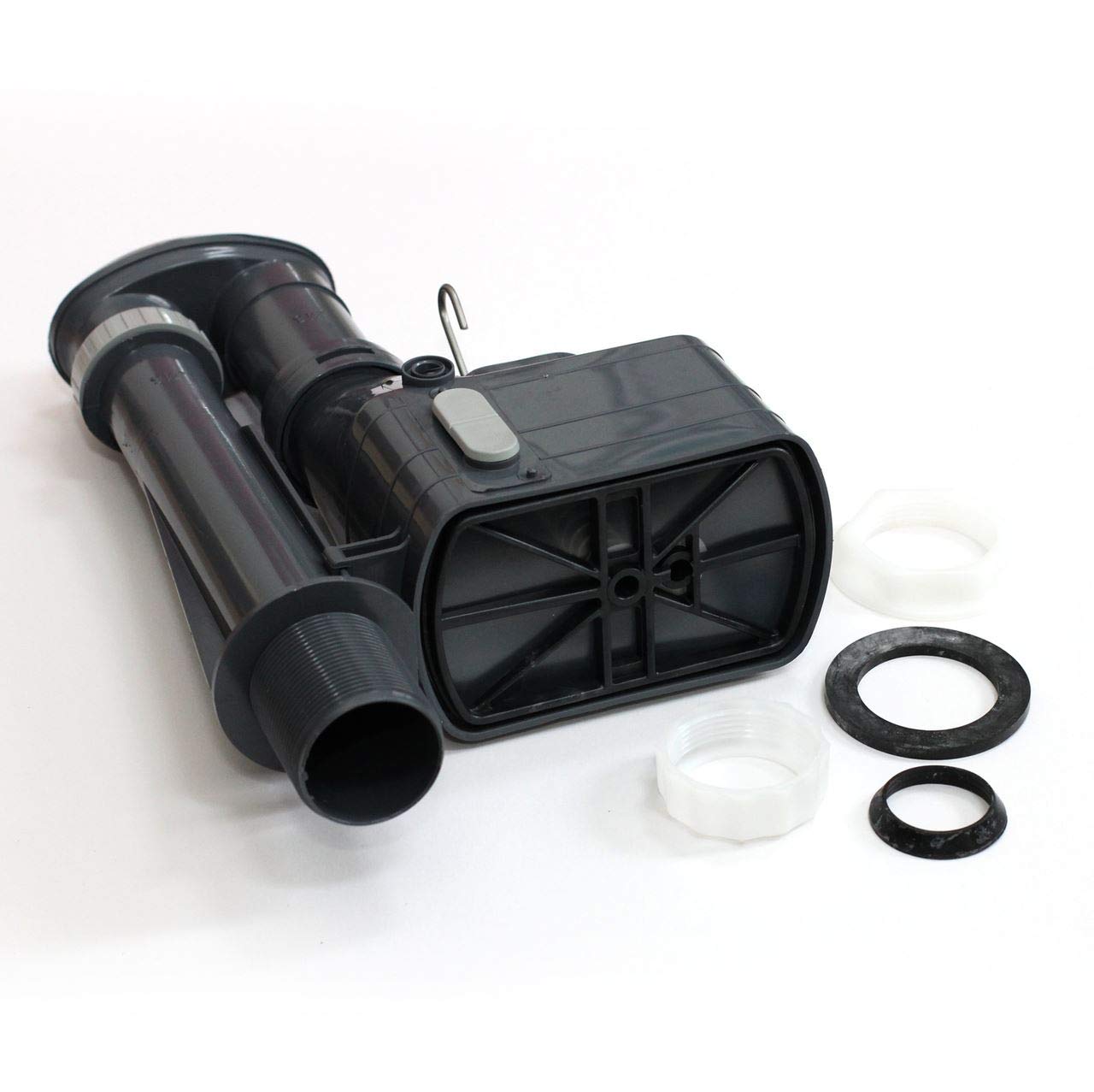 Wirquin DSY8825 Macdee Metro Rapid Oblong Siphon C-Link, Grey/White, 8/2.25-Inch