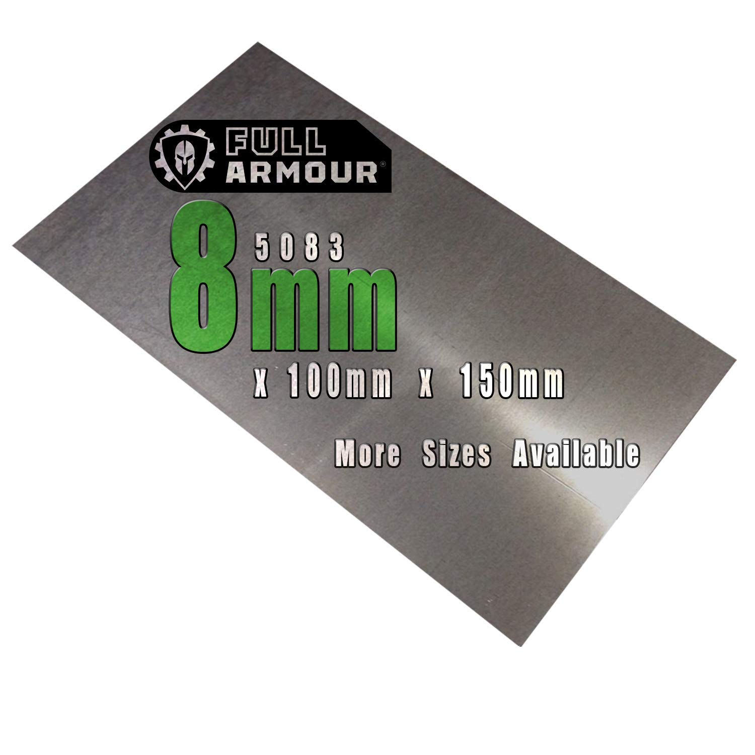 8mm Aluminium Plate Sheet - Grade 5083 (150mm x 100mm) โ image 1