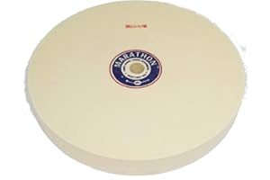 MARATHON 100% WOOL FROM AUSTRALIA BEST FELT USA BFC Marathon 8" x 3/4" Felt Polishing Wheel, Medium Density, 5/8" Arbor Hole