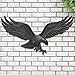 Whitehall Products Decorative Wall Eagle, 36-Inch, Black