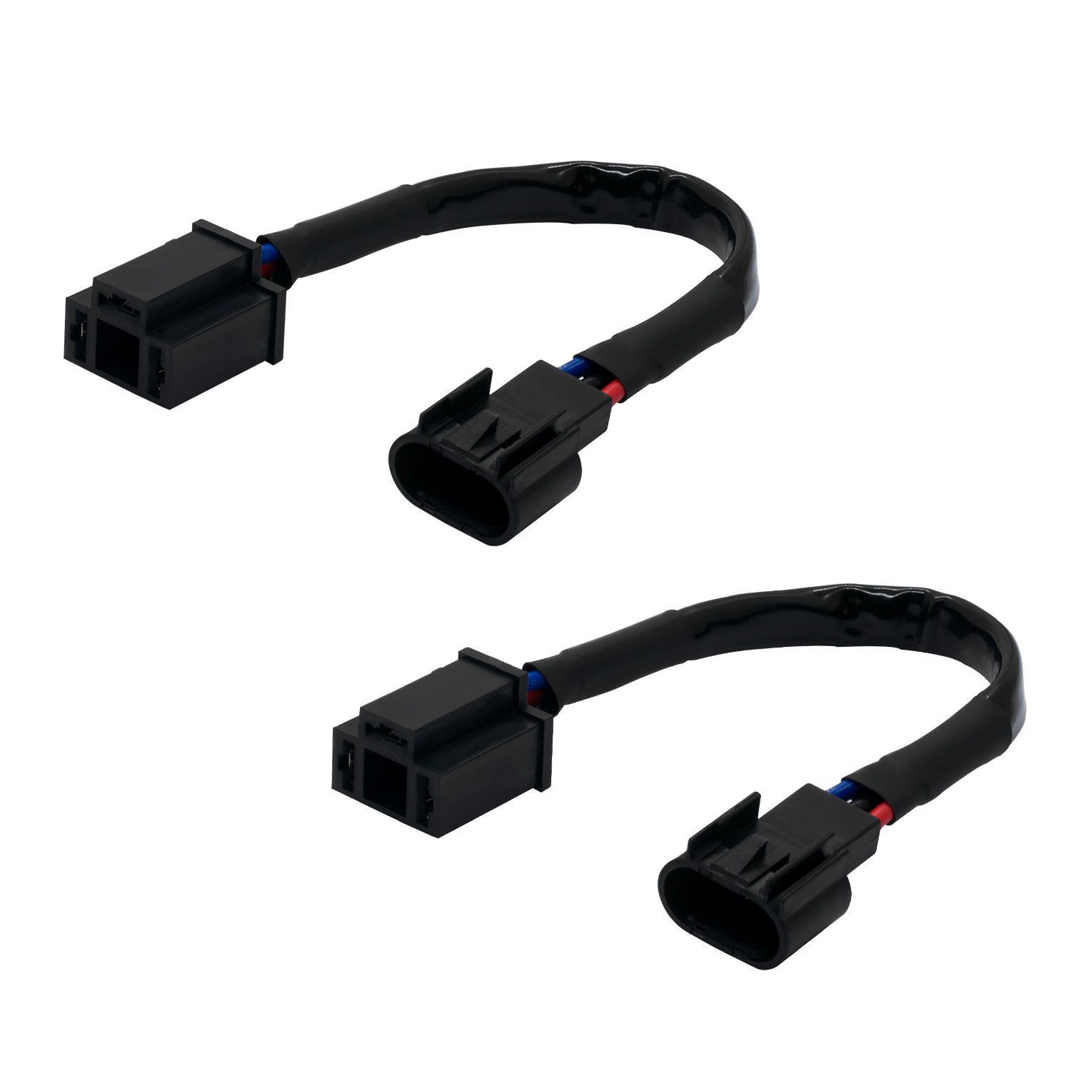 Automotive Pack of 2 Body Belt&Road H4 Wiring Harness Plug 9003 Wire