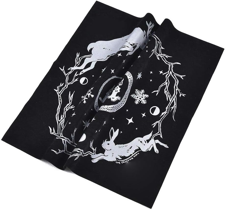 Tarot Tablecloth, High-Grade Thick Tarot Divination Cards Table Cloth for Magicians Daily Board Games 4949CM