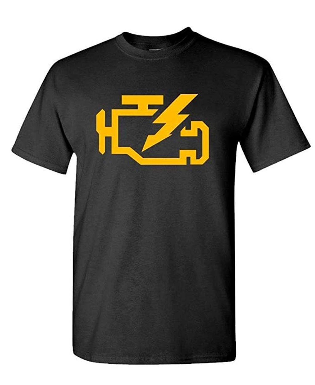 Teetrends Check Engine Light Mechanic Auto Repair S T Shirt Jznovelty