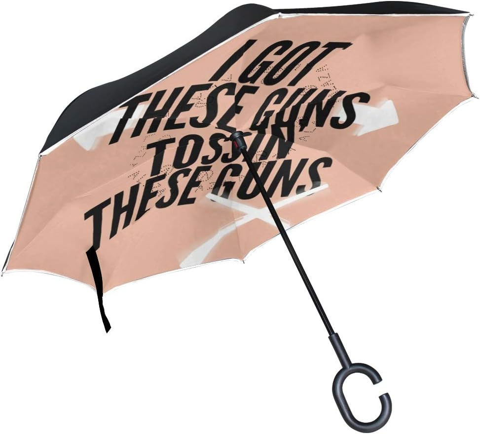 Inverted Umbrella with Color Guard Marching Band Print, Car