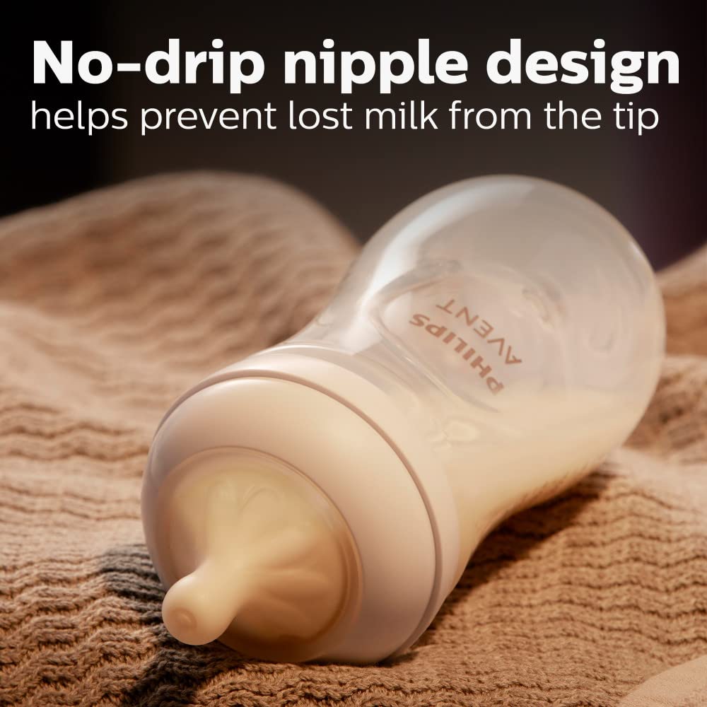 Philips AVENT Natural Baby Bottle with Natural Response Nipple, Gift Set Sea Design, SCD838/05