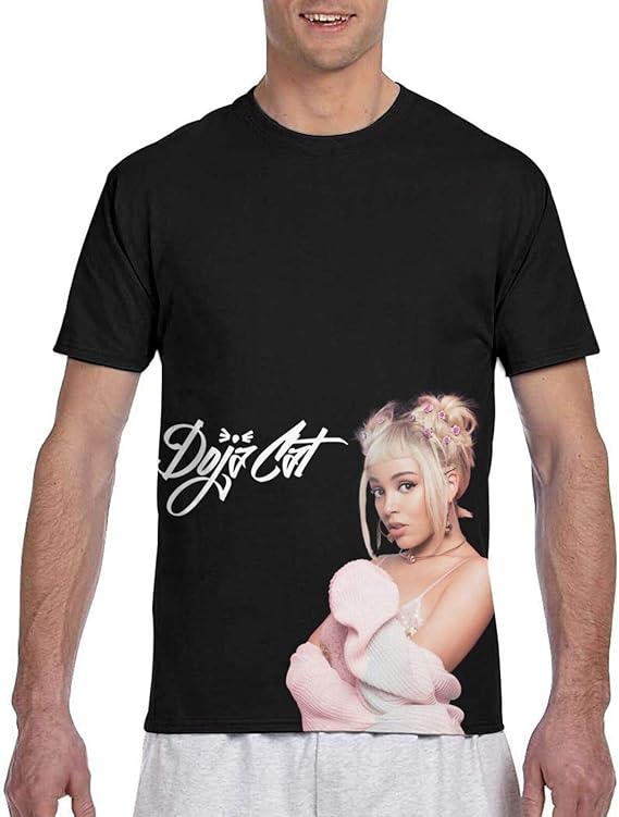 Doja Cat T Shirts Stylish Men Round Neck Short Sleeve