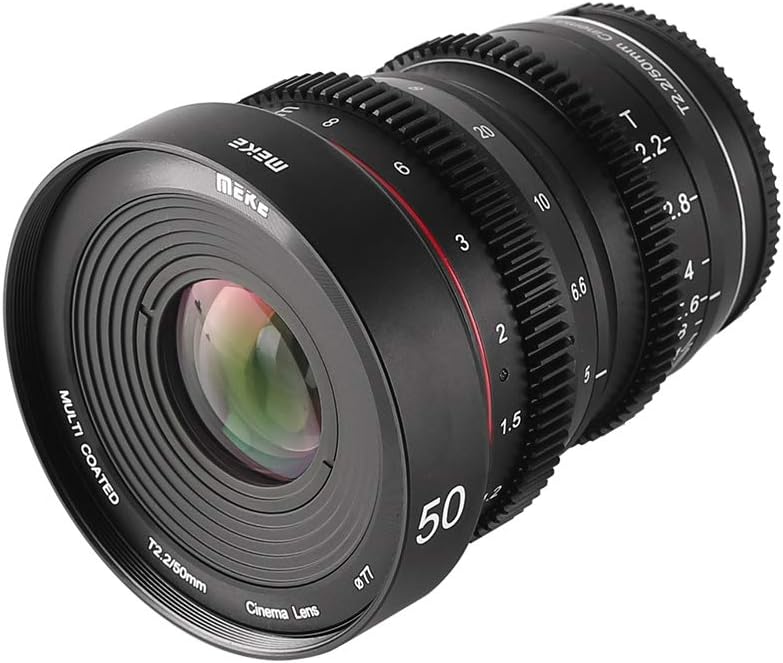Meike 50mm T2.2 Mini Fixed Prime Manual Focus Wide-Angle Cinema Lens for M43 Micro Four Thirds MFT Mount Cameras BMPCC 4K Z CAM E2 - Image 4