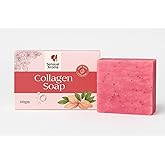 Sensual Aroma Collagen Soap Bar 110g - Face & Body Soap with Plant-Based Ingredients - Daily-Cleansing Bar for Men & Women with Refreshing-Scent