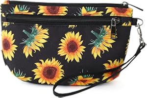 BBORGDC Women Zipper Wristlet Wallet with Coin Pocket