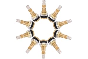Caoeal TR618A Tractor Air Liquid Valve Stems, Tubeless Clamp in Tire Valve Stem for Industrial Agricultural Wheels, Tractor, Grader (Pack of 10)