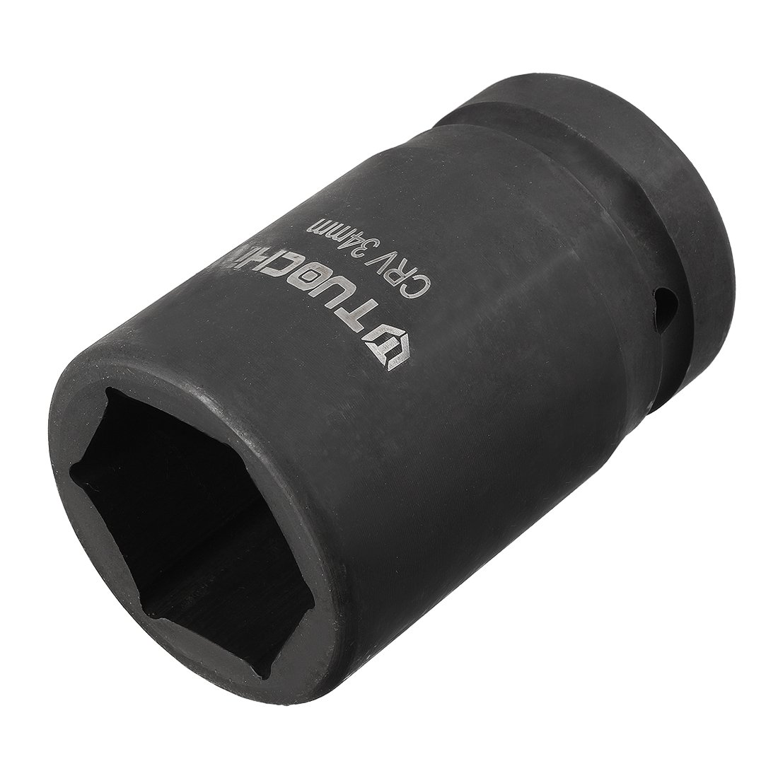 Sourcingmap 1-Inch Drive by 34mm Deep Impact Socket, 6-Point, Cr-V, Metric