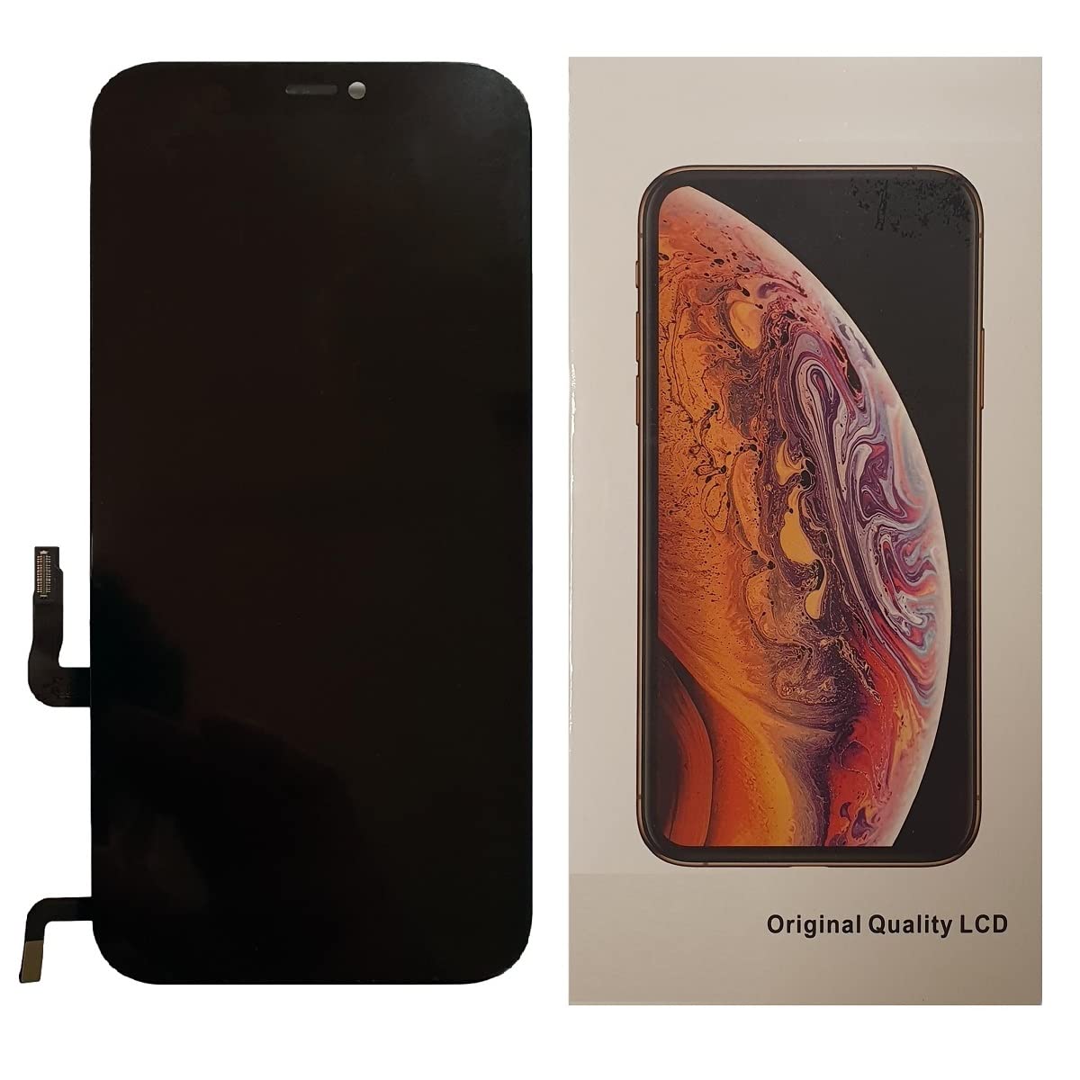 TY BETTERY® Display IN-CELL compatible with iPhone 12/12 Pro TFT/Glass touch screen — image 1