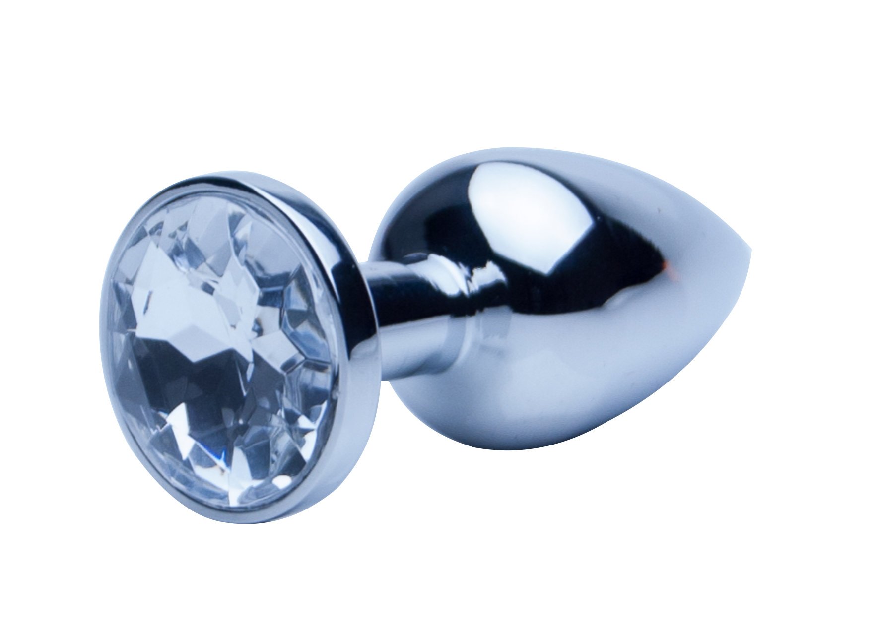 Precious Metals Large Silver Anal Plug