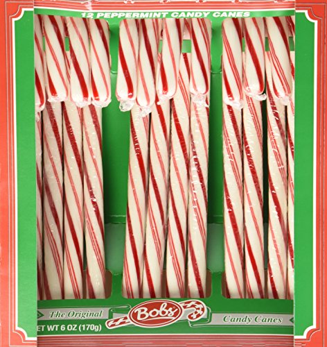 Bobs Red and White Mint Candy Canes, 6 Ounces