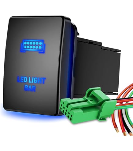 switch ライト Nilight Rock Lights Push Button Switch 12V ON Off with