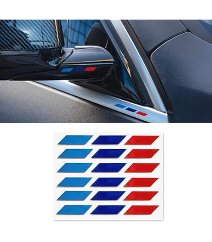 BMW M Performance Interior Sticker Badges – Set Of 2, Decorative Emblems, M Sport Theme