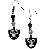 NFL Fan Bead Dangle Earrings