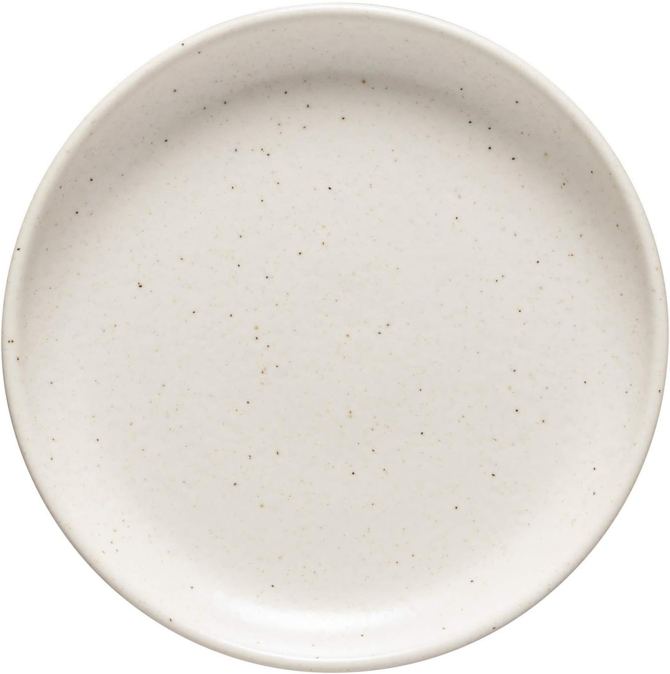 Casafina Stoneware Ceramic Dish Pacifica Collection Bread Plate 6.25" (2-Piece Set), Vanilla