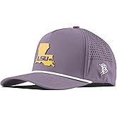 Branded Bills Officially Licensed x LSU Tigers 5-Panel Collection Gold State PVC