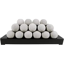 Amazon.com: Rasmussen Alterna Vent Free FireBalls Burner Kit  (AFB30-LG-AFB30-S-B-N), 30-Inch, Remote Ready Millivolt Safety Pilot,  Natural Gas, Smooth FireBalls/15 Pieces/Light Grey : Home u0026 Kitchen