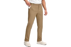 Obla Men's Golf Pants - 30"/32"/34" Slim Fit Stretch Lightweight with 5 Pockets Casual Travel Dress Work Pants for Men