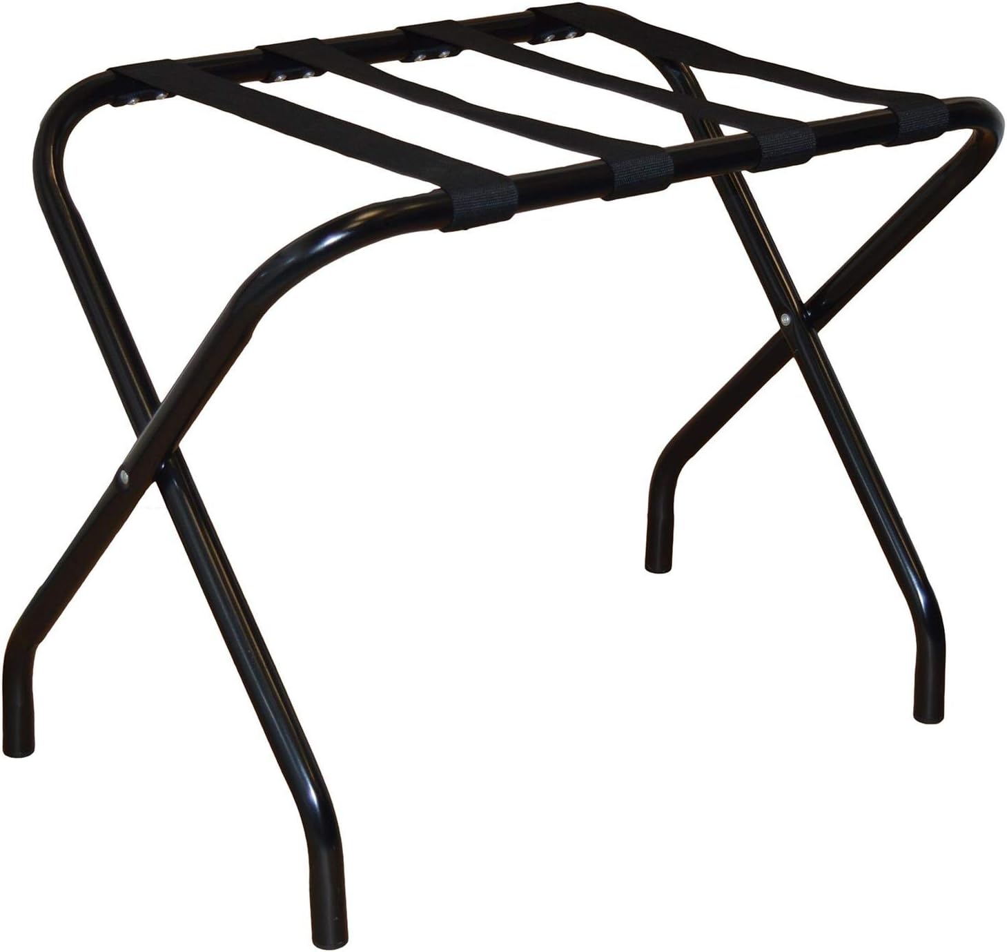 Harbour Housewares Folding Metal Luggage Rack Suitcase Stand Black Amazon.co.uk Kitchen & Home