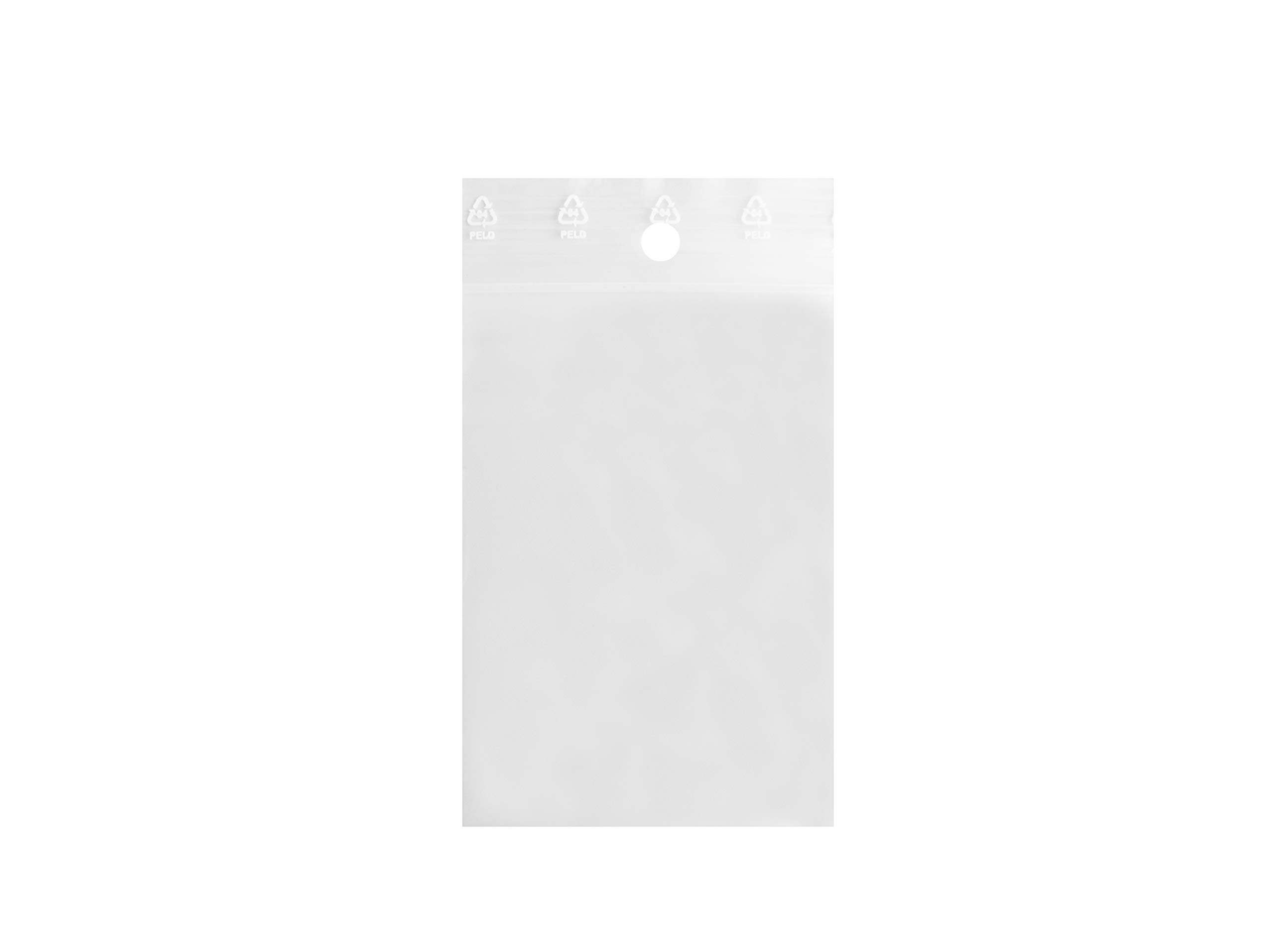 Carte Dozio - Transparent envelopes with Pressure Closure - Inner Size mm 100x150 - Pack of 100 pcs