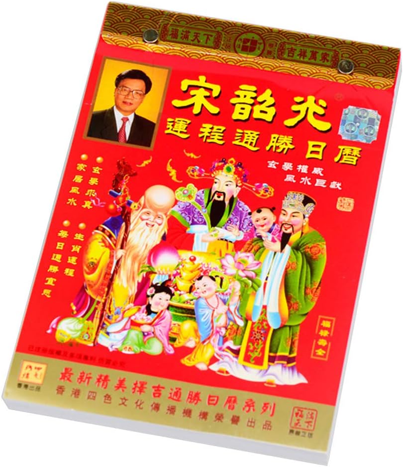 MMMMM Chinese Calendar,2019 Chinese Daily Calendar for Year of the pig 2019 Individual Page per Day Total 365 Pages, 32K